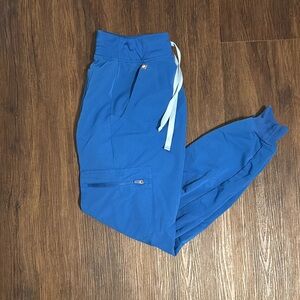Figs Blue Track Pants